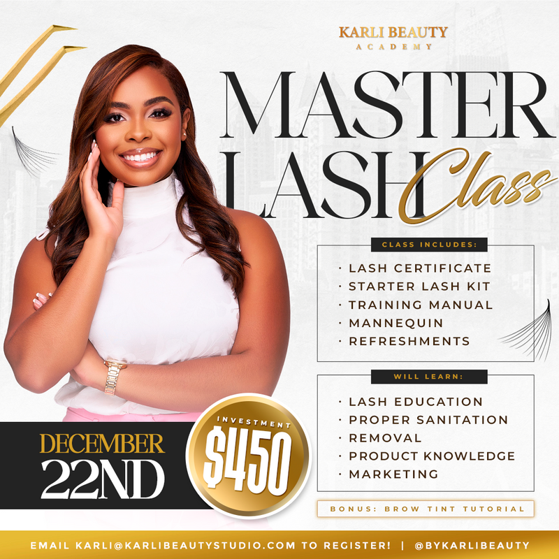 December 22nd 2024 -Group Beginner Lash Class